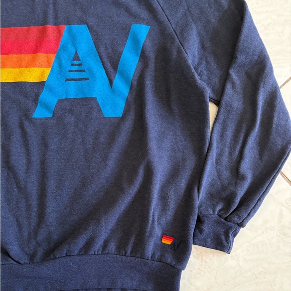 🌈 Aviator Aviator Logo Navy Sweatshirt - Picture 6 of 6